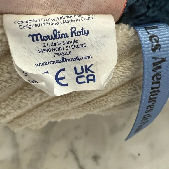 NEW Large Baby Activity Whale Toy Paulie's Adventure Moulin Roty France - Picture 11 of 11